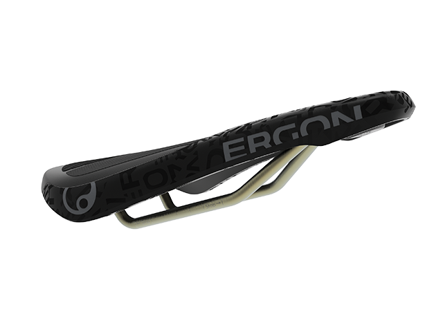 The Ergon SM Downhill Pro Titanium is adapted to the angled orientation of a downhill saddle