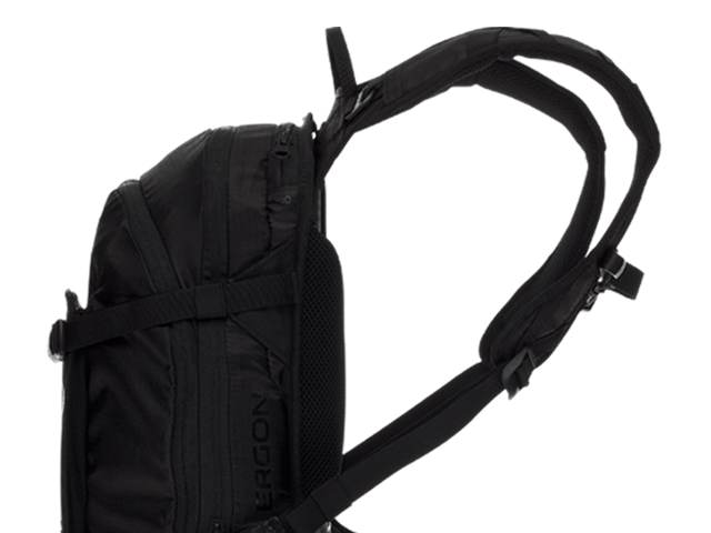 Ergon BA2 E Protect backpack with self-adjusting shoulder straps.